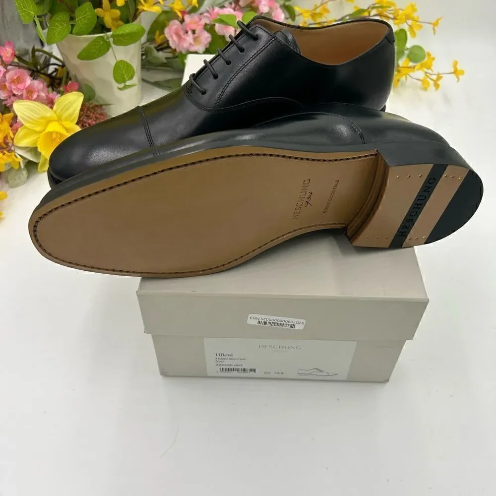 Men’s Heschung 1934 Tilleul leather lace ups  size 10.5 Goodyear sole